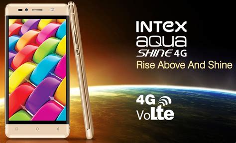 Intex Unveiled Aqua Shine 4G With VoLTE Support At Rs 7699