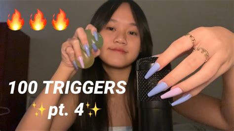 Asmr 100 Triggers Long Nails Edition 💅🏻 Youtube