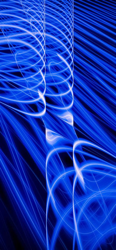 X Blue Raw Fractal Digital Art K Iphone Xs Max Hd K