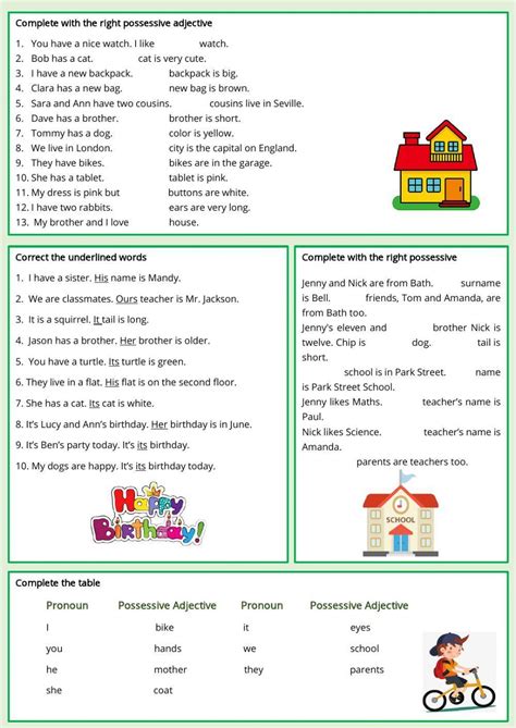 Adjectives Liveworksheets 2896432 Adjective Lesson 2 New Ms20233