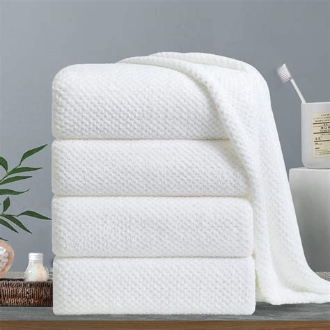 Extra Large Bath Towels Set 35x70 Inches White Luxury 600 Gsm Oversized Bath Sheet