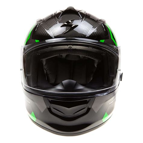 Casque intégral Scorpion EXO 491 Spin noir vert ECE 22 06 Casque