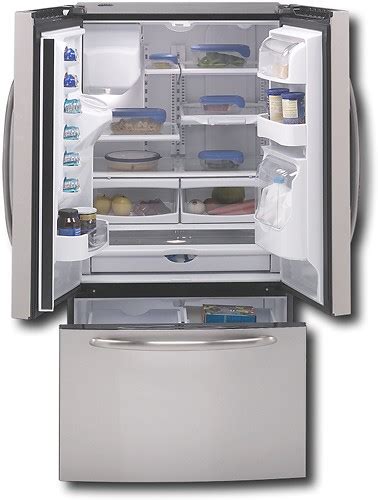 Customer Reviews Maytag 249 Cu Ft Side By Side Refrigerator Stainless Steel Mfi2568aes