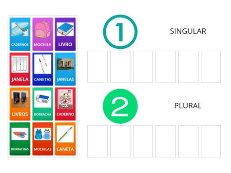 SINGULAR E PLURAL Group Sort