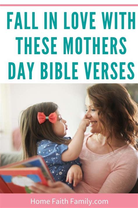 Fall In Love With These Mothers Day Bible Verses - Home Faith Family