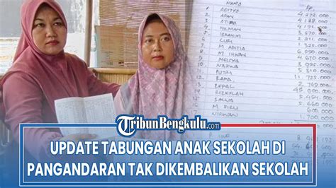 Update Tabungan Anak Sekolah Di Pangandaran Tak Dikembalikan Sekolah