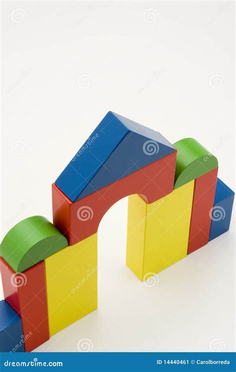 Wooden Construction Blocks. Stock Image - Image of still, block: 14440461