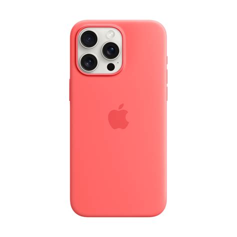 Apple Original Iphone 15 Pro Max Silicone Case Mit Magsafe Guave Cyberport