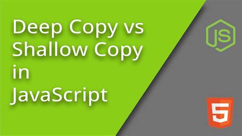 Deep Copying Vs Shallow Copying