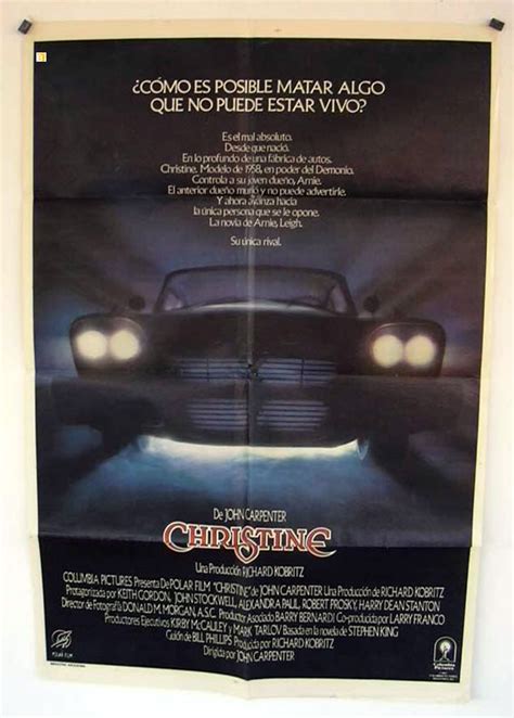 "CHRISTINE" MOVIE POSTER - "CHRISTINE" MOVIE POSTER