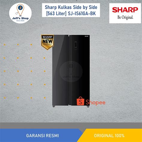 Jual Sharp Kulkas Side By Side Pintu Liter Sj Is Ga Bk