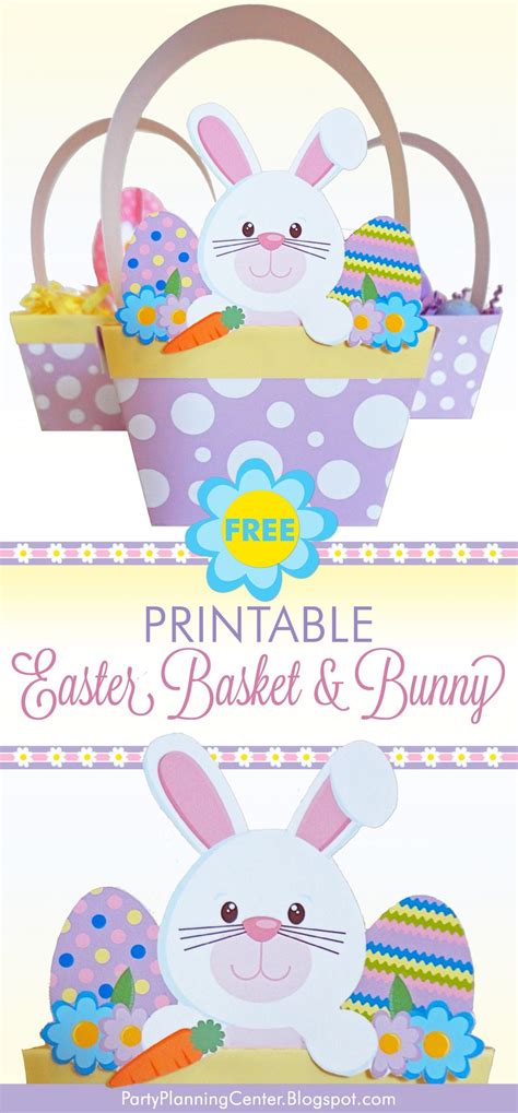 Free Printable Easter Basket Template