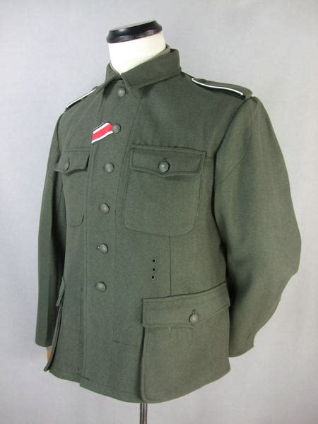 Wwii German Field Grey Wool M42 Em Field Tunic Wh Hikishop