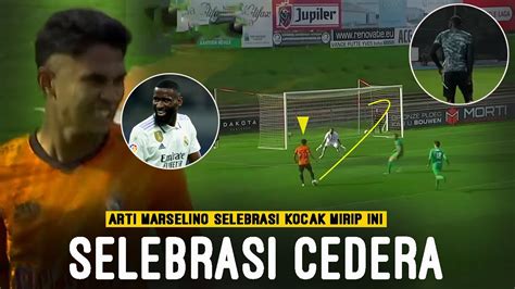 ARTI SELEBRASI MARSELINO FERDINAN Saat Cetak Gol KMSK DEINZE VS