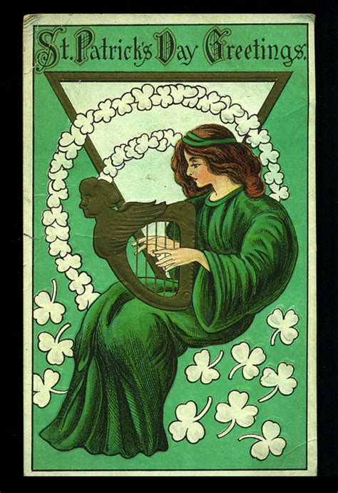 A Collection Of Vintage St Patrick S Day Cards From The Odd To The