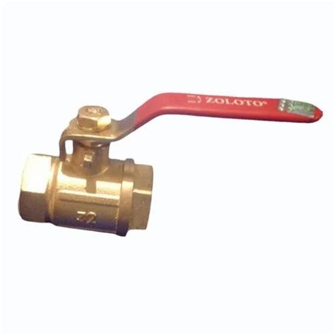 Medium Pressure Zoloto Bronze Ball Valve For Water Valve Size Inch