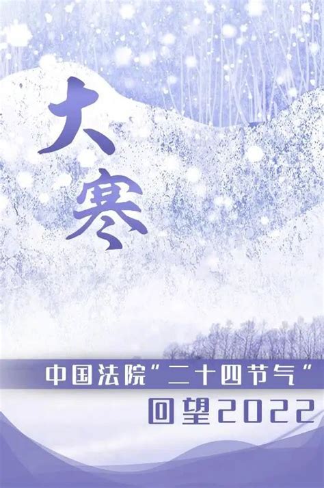 中国法院“二十四节气”——大寒·回望2022