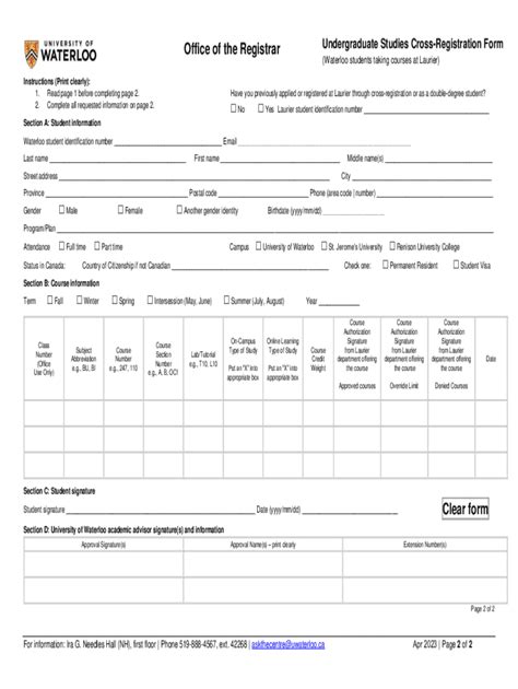 Fillable Online Laurier ABS Form Examples Supplementary Application