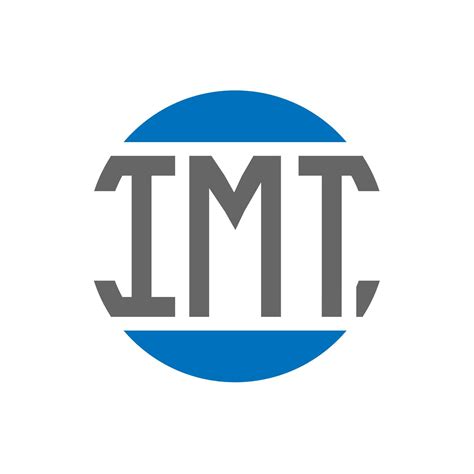 Imt Letter Logo Design On White Background Imt Creative Initials