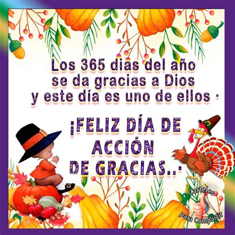 Feliz día de acción de gracias Imágenes con frases para compartir en