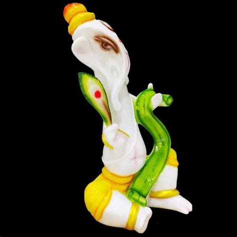 Multicolor Pan India Lambodar Ganesha Marble Statue At Best Price In Meerut