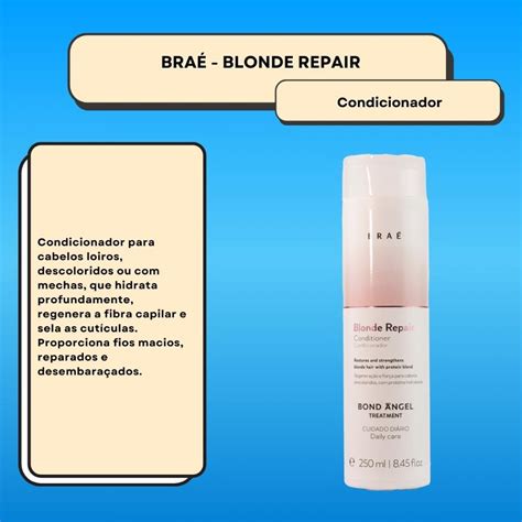 Bra Blonde Repair Bond Angel Condicionador Ml Ml