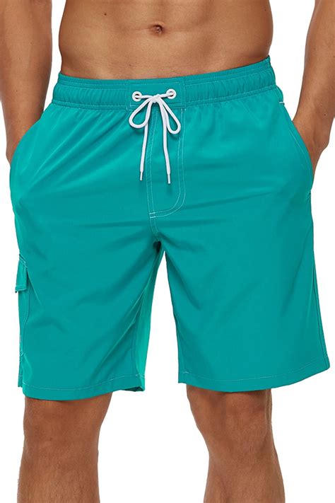 Tyhengta Mens Quick Dry Swim Trunks Mesh Lining Beach Board Shorts