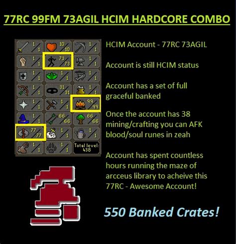 Osrs Account Hcim Hardcore Iron Account No Email Set Rc Fm