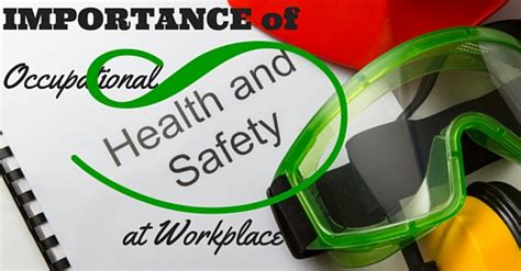 Importance Of OHS Occupational Health And Safety In The Workplace