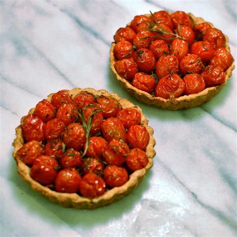 Tartelettes Aux Tomates Cerise Romarin Et Parmesan Recettes