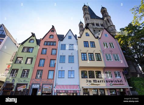 Martinswinkel At The Old Town Cologne North Rhine Westphalia Germany