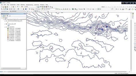 Extract Contour Line From Google Earth Create Contour Map In ArcMap