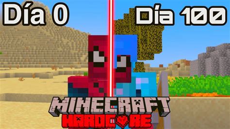 🌌 ¡¡¡¿ Puedes Sobrevivir 100 Días En Minecraft Hardcore Pero En Un Desierto Infinito 😨🌌 01