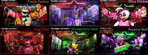 Fnaf Sb Glamrock Animatronics Wallpaper By Mauricio2006 On Deviantart