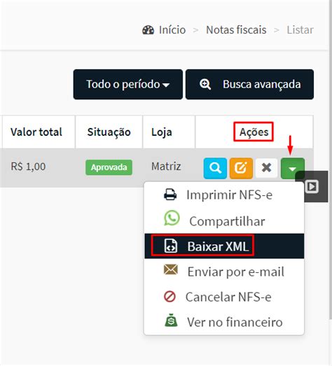 Como Exportar Arquivo Xml Central De Ajuda Gest Oclick