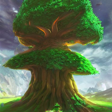 Prompthunt Magical Deku Tree From The Legend Of Zelda Ocarina Of Time