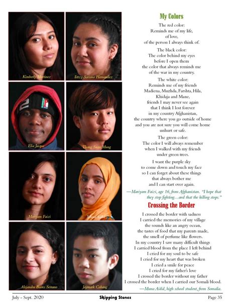 Stories of Arrivals : Refugee & Immigrant Youth Voices | Skipping Stones