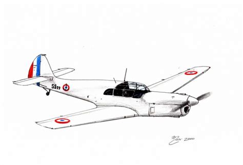 Nord 1000 Noralpha L avion de chasse monomoteur à piston All