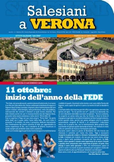 Il Notiziario Delle Case Salesiane Di Verona Salesiani Nord Est