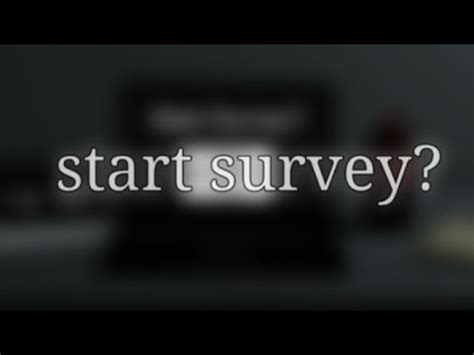 Roblox Start Survey Youtube