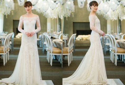 Fifty Shades Freed Wedding Dress Interview Monique Lhuillier - Where to ...