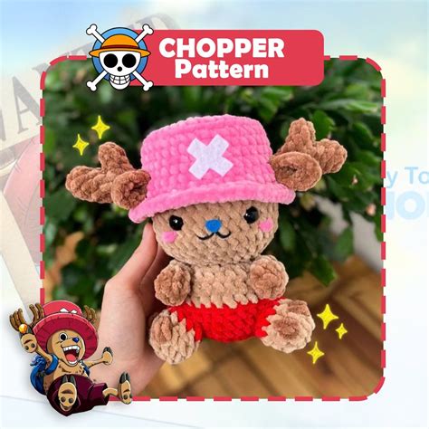 Crochet Tony Tony Chopper Pattern Pirates Pattern Crochet Anime