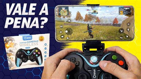 Comprei Um Controle Gamepad Para Jogar No Celular Review E Unboxing