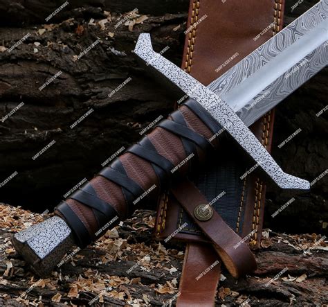 Marvelous Handmade Damascus Steel King Arthur Excalibur Sword