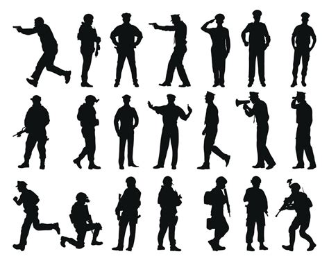 Police Officer Silhouette Clip Art