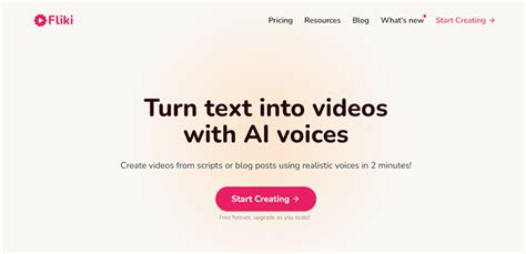 Fliki Ai Transform Text Into Engaging Videos With Ai Voices