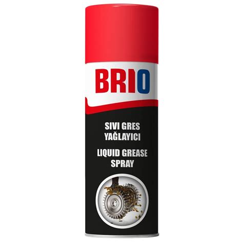 B Hırdavat Brio Sıvı Gres Yağı Sprey Sıvı Gres Yağlayıcı Sprey 400 Ml