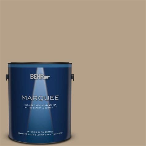 BEHR MARQUEE 1 gal. #MQ2-47 Midtown One-Coat Hide Satin Enamel Interior ...