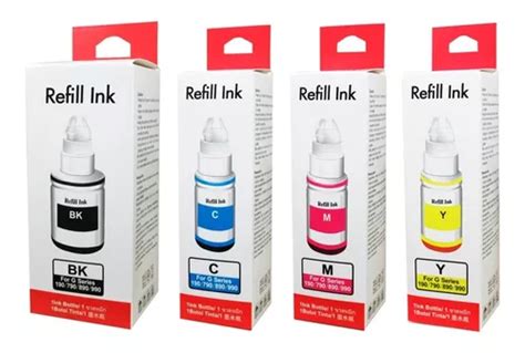 Kit Tintas Refill Ink Gi 190 Ca 190 Cuotas sin interés