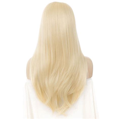 Emma Bleach Blonde Natural Wavy Synthetic Lace Front Wig Imstyle